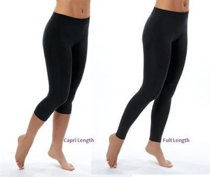 M. Rena High Quality Extra Soft Capri & Full Length Seamless Rayon Leggings - Picture 1 of 11