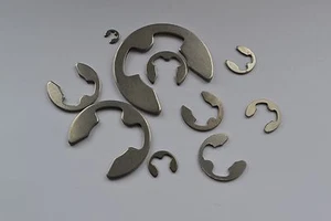 6MM STAINLESS STEEL EXTERNAL C E CLIPS CLIP CIRCLIP DIN6799 Pack of 10 - Picture 1 of 3