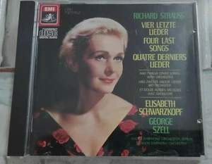 Strauss - 4 Last Songs Schwarzkopf Szell EMI UK Black Label Nimbus CD No IFPI NM - Picture 1 of 3