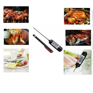 2x Digital-Küchenthermometer Lebensmittel Kochen BBQ Fleisch Steak  - Bild 1 von 4