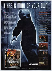 Publicidad impresa vintage 1998 Tex Murphy Overseer juego de PC original promoción póster arte - Imagen 1 de 4