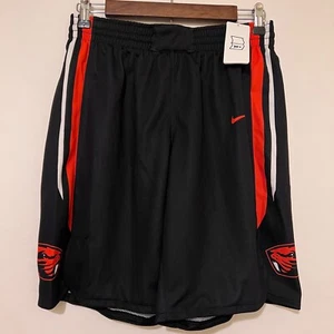 NIKE Team Womens Medium Oregon Beavers Digital Mesh Basketball Shorts 868028-010 - Picture 1 of 5