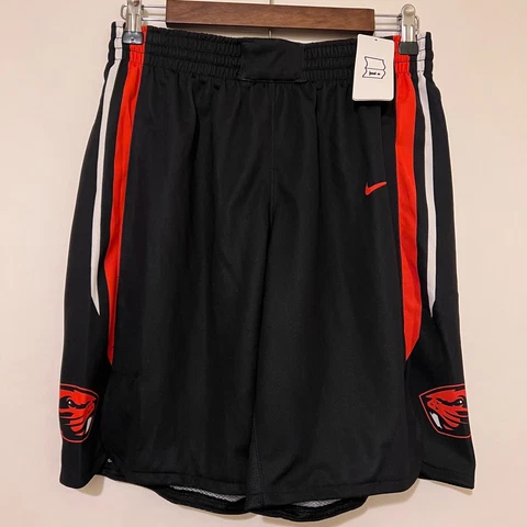 NIKE Team Womens Medium Oregon Beavers Digital Mesh Basketball Shorts 868028-010 Cover