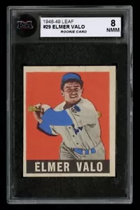 1948 Leaf #29 Elmer Valo KSA 8 nítido fresco tarjeta de dueño original Filadelfia A's - Imagen 1 de 2