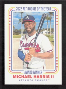 2023 Topps Heritage High Number GANADORES DE PREMIOS AW-5 MICHAEL HARRIS ROY - Imagen 1 de 2