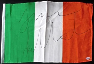 James Gallagher Signed 12x18 Irish Flag BAS Beckett COA Bellator Auto'd Ireland - Picture 1 of 24