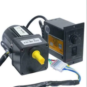 AC 220V Gear Motor Electric Motor Variable Speed Controller 1:10 125 RPM/MIN 25W - Picture 1 of 12