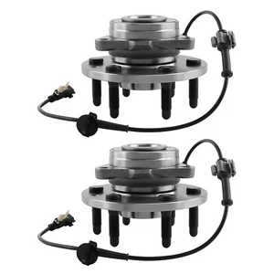 2pc Front Wheel Bearing & Hub Assembly For Chevrolet Tahoe 2015-2017 94-508502 - Foto 1 di 13