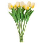10 Pcs Faux Flower Bouquet Tulips Photo Prop Simulation Household