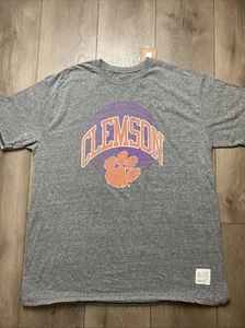 Clemson Tigers Herren T-Shirt Größe XL Retro Marke Neu mit Etikett - Bild 1 von 6