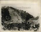 1929 Press Photo The cliff which collided causing death of nearly hundreds