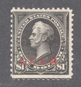 SELLO GUAM #12 - $1.00 PERRY - SOBREIMPRESIÓN 1899 - SIN USAR - Imagen 1 de 2