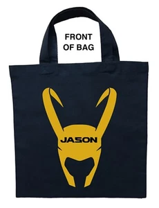 Loki Trick or Treat Bag, Personalized Loki Halloween Bag, Loki Loot Bag - Picture 1 of 2