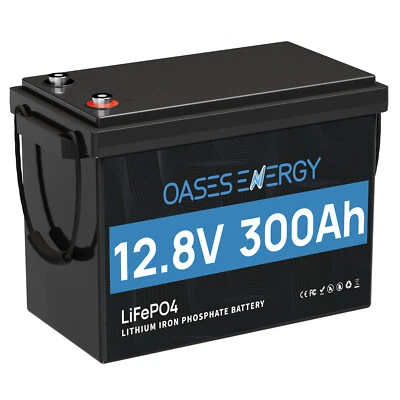 GLCE ENERGY 3584Wh 12V 300Ah 300Ah LiFePO4 Lithium Battery 6000+ Cycle For RV