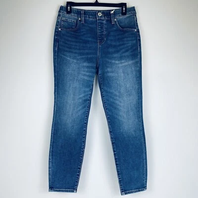 Pantalones de mezclilla ajustados de tiro alto JAG Valentina Crop Fire Island para mujer talla 8/29 Foto 1 de 4