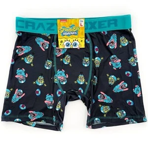 SpongeBob Crazy Boxer Briefs Mens Large Underwear Patrick Nickelodeon Football - Picture 1 of 7