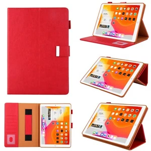 For Apple iPad 10.2" Mini 6/5/4 Air 5/4/3 Pro 10.5"/12.9" Wallet Card Case Cover - Picture 1 of 64