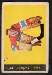 1960-61 Jacques Plante Parkhurst Hockey Canadiens #53 - Picture 1 of 2