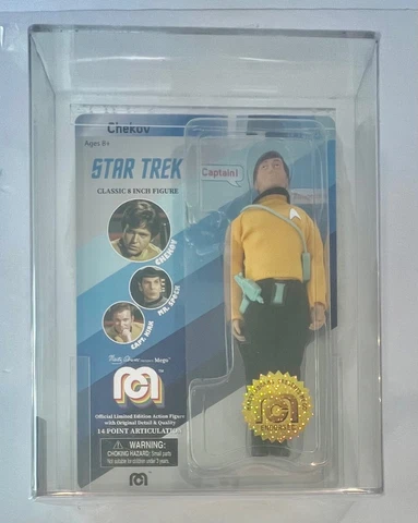 Star Trek CHEKOV 8" Mego AFA 85 San Diego "ENDORSED" Exclusive Seal - RARE! Cover