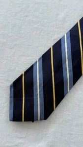 Polo Ralph Lauren Herren Seidenkrawatte dunkelblau Rep Streifen - Bild 1 von 3