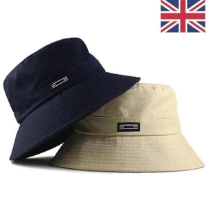 Sombrero de cubo de gran tamaño para cabeza grande/grande, moda informal playa sol gorra algodón - Imagen 1 de 12