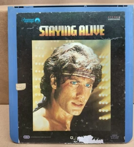 Staying Alive  RCA CED VideoDisc John Travolta Cynthia Rhodes Sylvester Stalone - Imagen 1 de 2