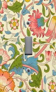 ART NOUVEAU WILLIAM MORRIS LODDEN copertura uscita a parete piastra elettrica - Foto 1 di 28