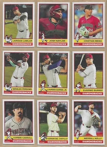 2025 Topps Heritage ARIZONA DIAMONDBACKS Base Team Set of (10) Carroll Lawlar + - Picture 1 of 2
