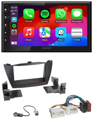 Kenwood MP3 USB DAB 2DIN Bluetooth Autoradio für Hyundai Tucson 2010-2015 - Bild 1 von 4