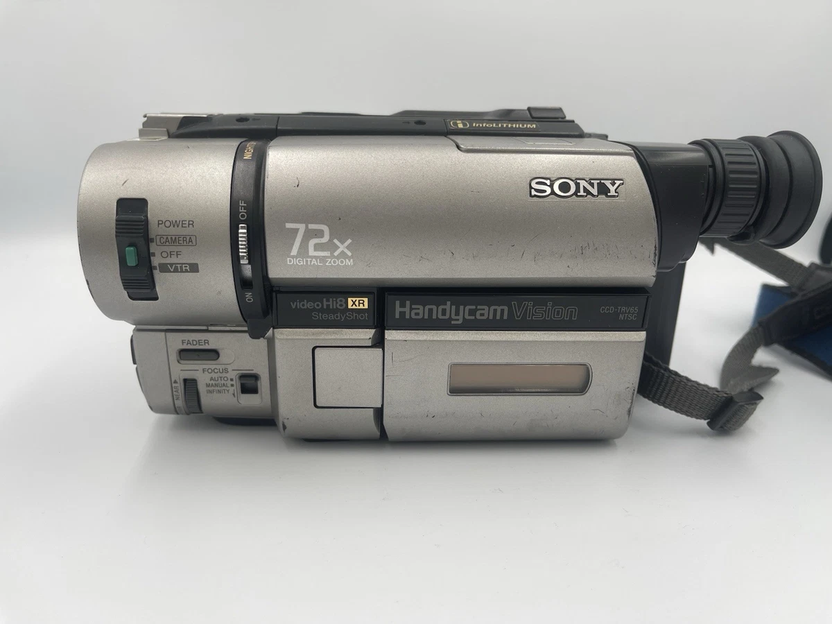 SONY ビデオカメラ CCD-TRV65 Sony CCD-TRV65 Hi8 Camcorder with 18x