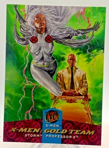 Storm, Professor X-1994 Fleer Ultra Marvel X-Men #110 Gold Team 2 - Picture 1 of 2