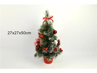 Albero di Natale Addobbato H50 cm Colori Assortiti DUESSE CHRISTMAS - Immagine 1 di 3
