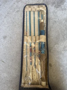Vintage Plasti-Rod PRSS-566 6’6” 6-Piece Travel Pack Spinning Rod w/ Case - Picture 1 of 10