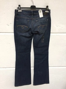 Jeans donna Mavi Kay vita bassa, svasato blu scuro W28 L34 - Foto 1 di 4