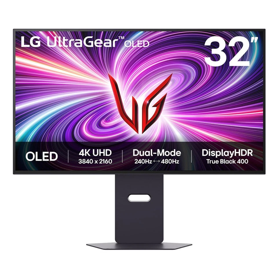 LG 32GS95UV-B 81.3 cm 32" 3840 x 2160 pixels 4K Ultra HD OLED 0.03 ms Black - Image 1 of 1