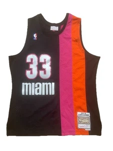 Mitchell & Ness Alonzo Mourning Miami Heat Hardwood Classics Swingman Jersey L - Picture 1 of 8