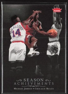 2007-08 Fleer Michael Jordan Season Achievements #SH27 Michael Jordan - Picture 1 of 2