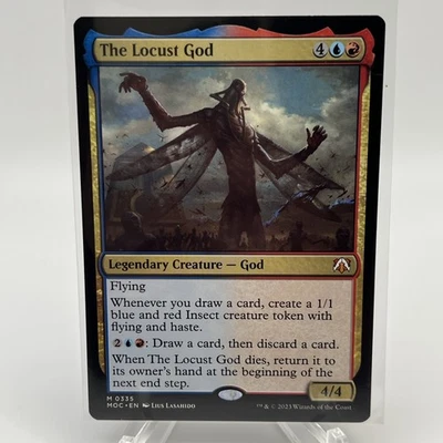 1x The Locust God - Commander: March of the Machine - NM - MTG - Image 1 of 2