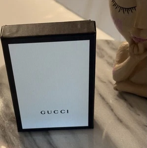 Empty GUCCI Iconic White & Black Box With Dust Bag Made In Italy - Picture 1 of 11