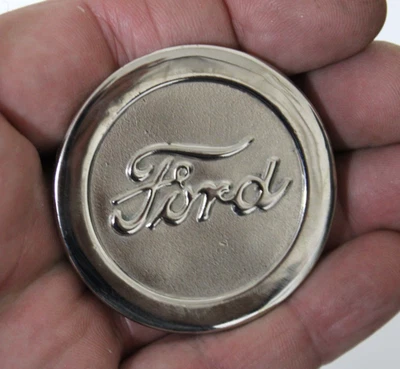 Ford Script Model T Model A Center Front Bumper Clamp Emblem Medallion - image 1 of 4