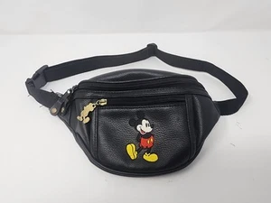 Riñonera/bolso cinturón vintage bordado Walt Disney World años 90 Cross Mickey LN! - Imagen 1 de 9
