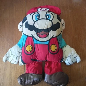 Super Mario Plush Pillow 1989 OK Kids Nintendo Vintage Rare Mario READ - Picture 1 of 20