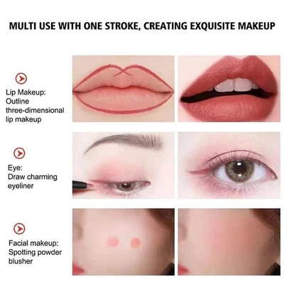 Super Easy to Use! Beauty Waterproof Long-lasting Matte Lip Liner 9CL3 D2P3 - Image 1 of 4