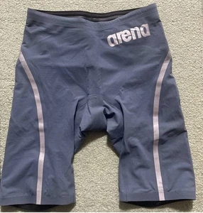 arena POWERSKIN Competitive Swimwear Blue Size 32 - Picture 1 of 7