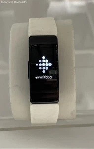 Fitbit Inspire HR Step Tracking Smart Watch w/ White Rubber Wristband - Photo 1 sur 6