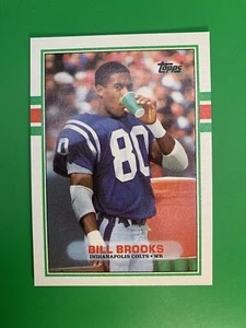 1989 Topps Bill Brooks #213 Indianapolis Colts - Picture 1 of 2
