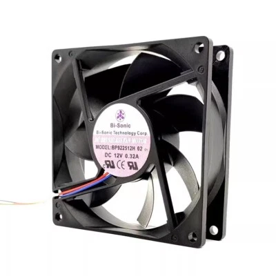1pcs Bi-Sonic BP922512H 02 9225 12V 0.32A 9cm Dual Ball Case Cooling Fan - Image 1 of 4