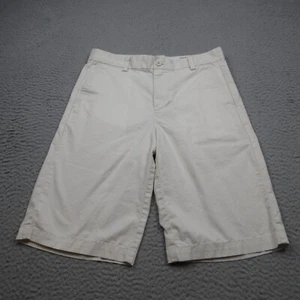 Vineyard Vines Shorts Boys 16 White Flat Front Chino Preppy - Picture 1 of 10
