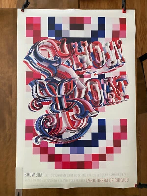 SHOWBOAT | LYRIC OPERA OF CHICAGO | 2012 Poster - New in original bag - Image 1 of 3