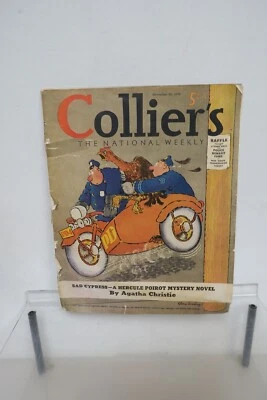 VINTAGE Collier's The National Weekly, Nov. 25 1939 Agatha Christie Magazine - Image 1 of 4